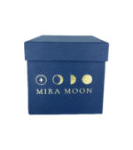 Mira Moon Large Square Nickel-plated Candle | Silver - Image 2
