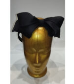Alexander De Paris Velvet Headband Black Ribbon - Image 2