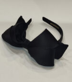 Alexander De Paris Velvet Headband Black Ribbon - Image 3