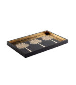 Serving Tray Grand Palms Lacquer in Black  |  34,1x22,8cm - Image 2