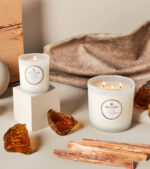 Voluspa Suede Blanc Luxe Candle | 850g - Image 2