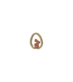 Wooden Table Egg Bunny/Pon Pom 1pc. (2 Designs) | 24Cm - Image 2