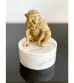 Golden Monkey Marble Trinket Box - Image 2