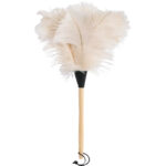 Ostrich Feather Duster White Feather Top | 50cm