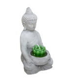 Cement Candle Jar "Buddha" H15cm - Image 2