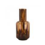 Decorative Glass Vase "Leopard Brown"