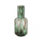 Decorative Glass Vase "Leopard Green"