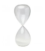Hourglass Timer White Sand 15x34,5cm