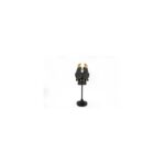 Pair of birds on a black stand