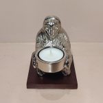 Κηροπήγιο Silver Chimpanzee wood