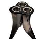 Κηροπήγιο Κοκκαλινο 3 Κερια